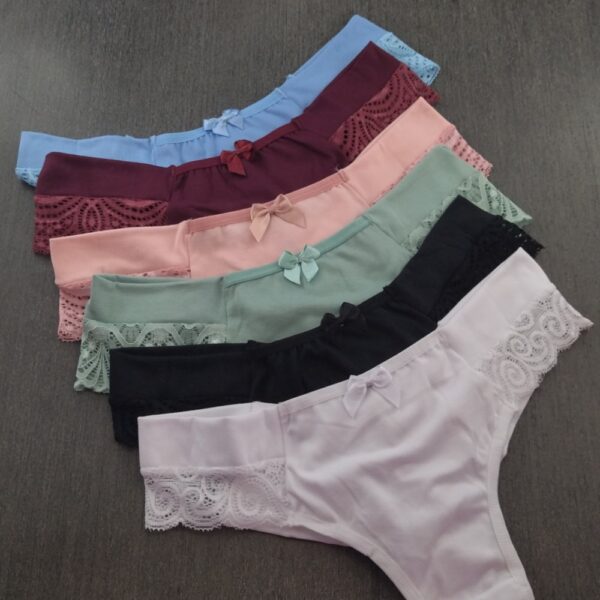 Calcinha Tanga Maitê em Suede