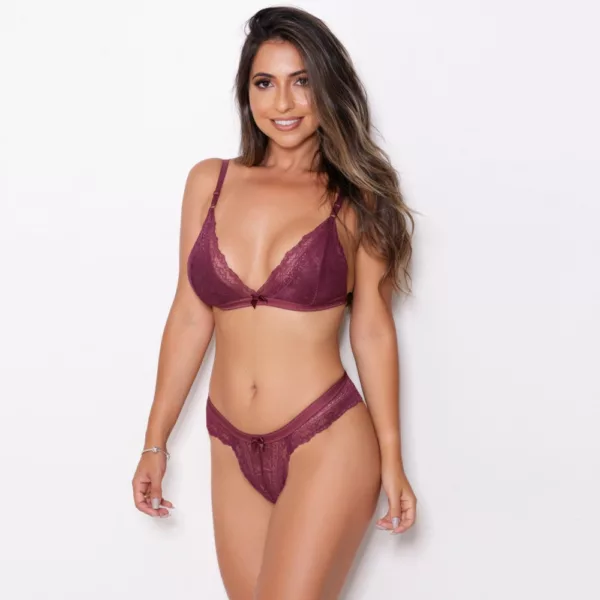 Conjunto Revestidos em Renda Camila