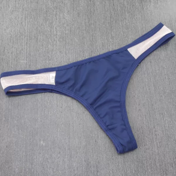 Calcinha Tanga com detalhe lateral em Tule Lia - Imagem 5