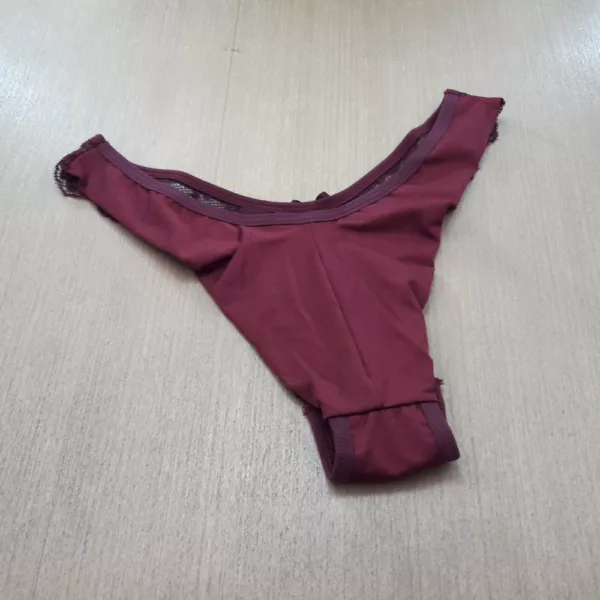 Calcinha Tanga Fio Duplo e Renda Paula - Imagem 7