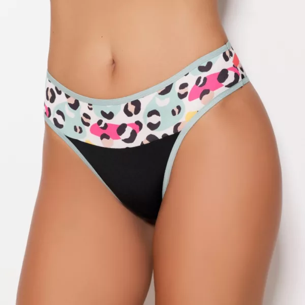 Calcinha Tanga Lili Cós Estampado - Imagem 3