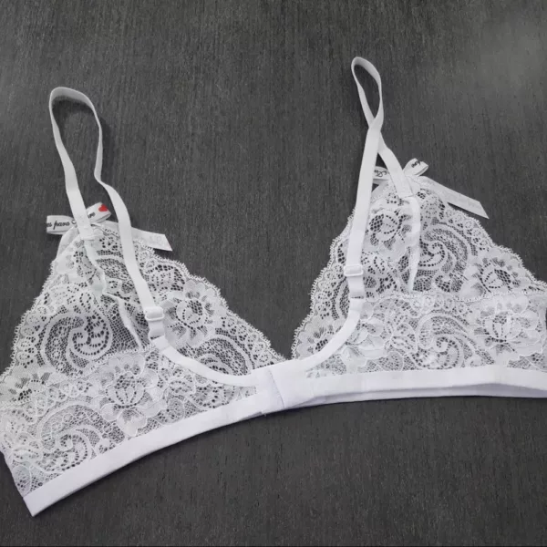 Conjunto sem Bojo Decote em V Noivas Felizes para Sempre - Imagem 6