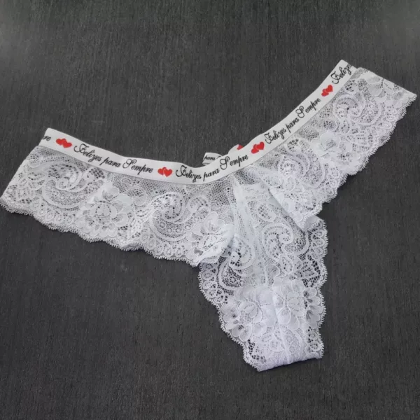 Conjunto sem Bojo Decote em V Noivas Felizes para Sempre - Imagem 8