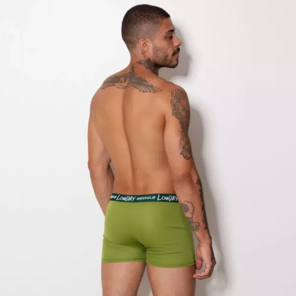 Cueca Boxer de Helanca Lisa - Imagem 4