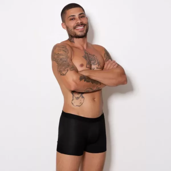 Cueca Boxer de Helanca Lisa - Imagem 7