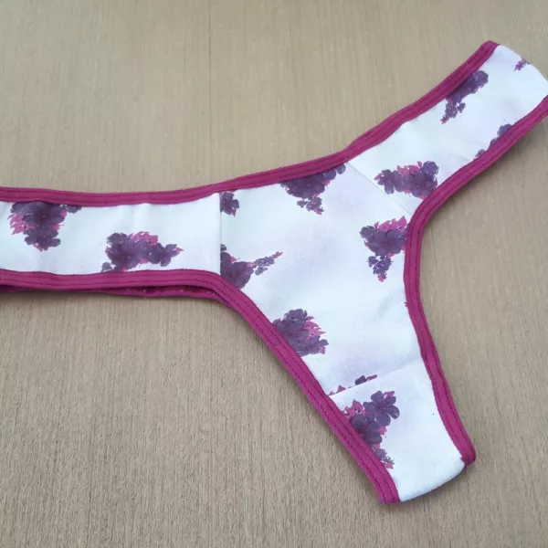 Calcinha Tanga Fio Básica Estampada - Imagem 5