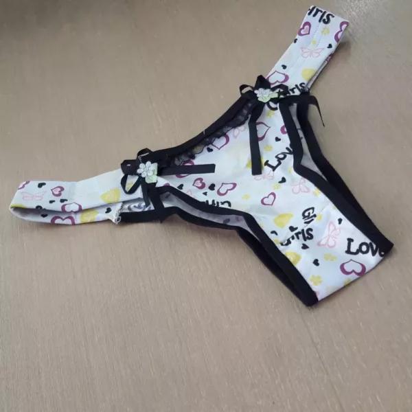 Calcinha Tanga Estampada Bruna - Imagem 5