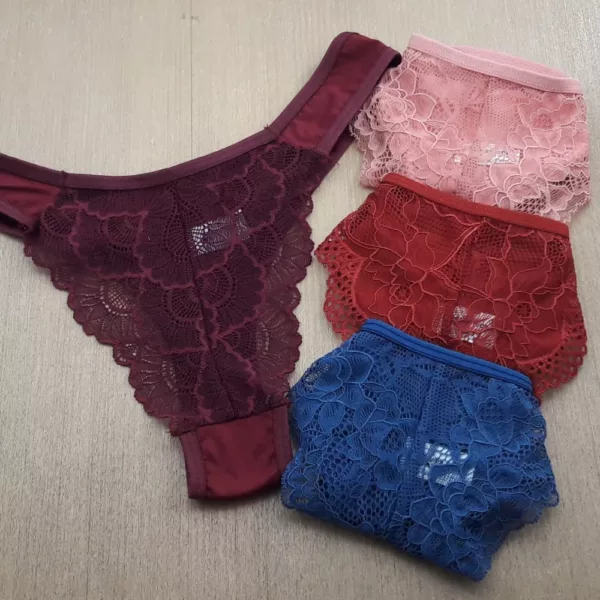 Calcinha modelo Fio em Renda Ágata - Imagem 7