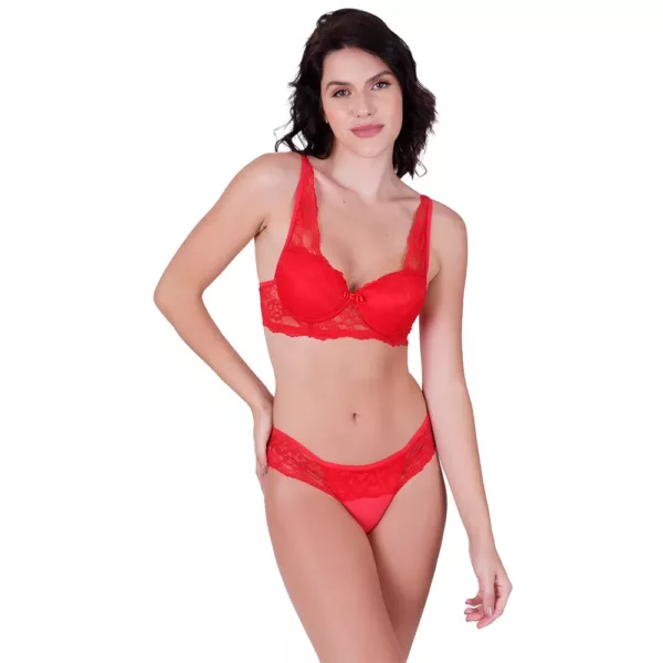Conjunto com Bojo todo em Renda Sofia - Imagem 7