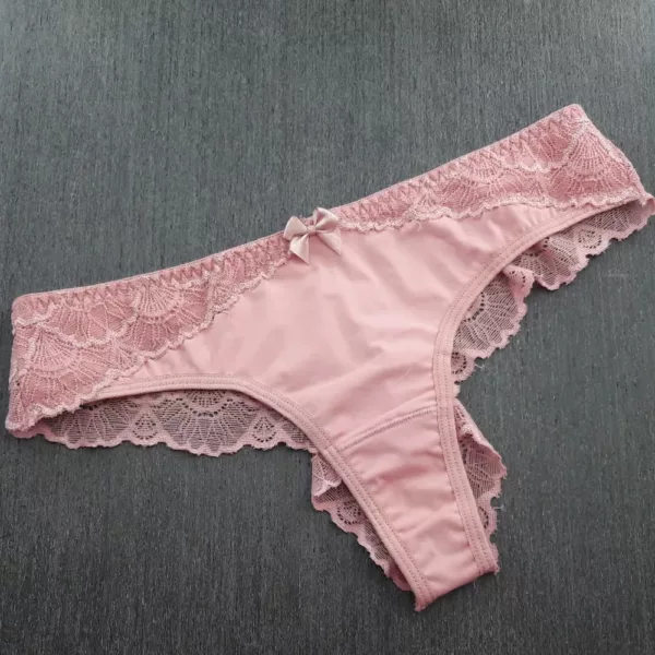 Calcinha super confortável em microfibra costas rendada - Imagem 3