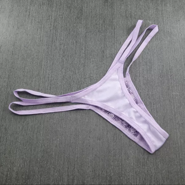 Calcinha Tanga com Renda Frontal Bia - Imagem 9