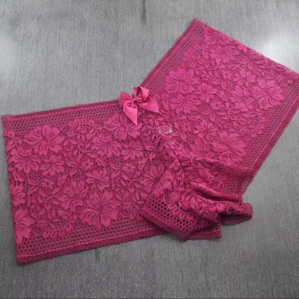 Calcinha Caleçon Renda Plus Size - Imagem 6