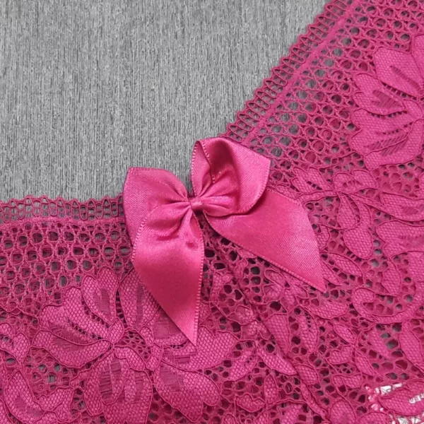 Calcinha Caleçon Renda Plus Size - Imagem 8