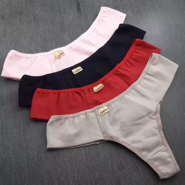 Calcinha Tanga Conforto em Cotton - Imagem 7