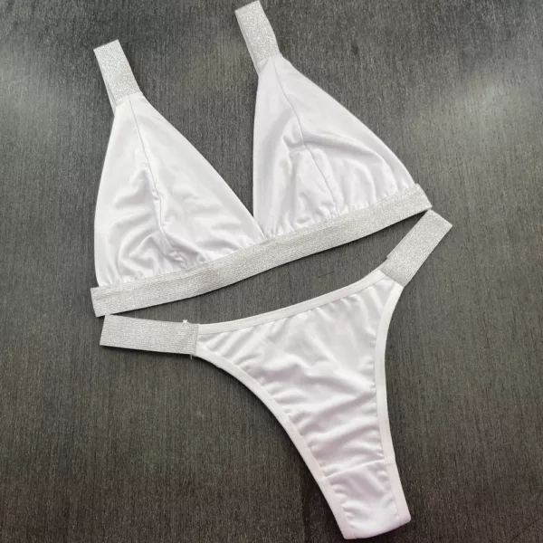 Conjunto Romantic Brilho de lurex e bojo - Imagem 4
