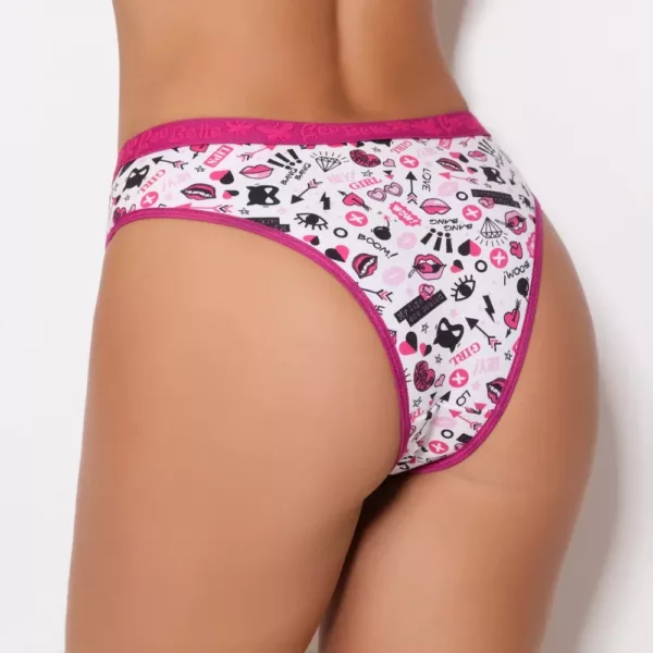 Tanga Conforto em Cotton Estampada - Imagem 9