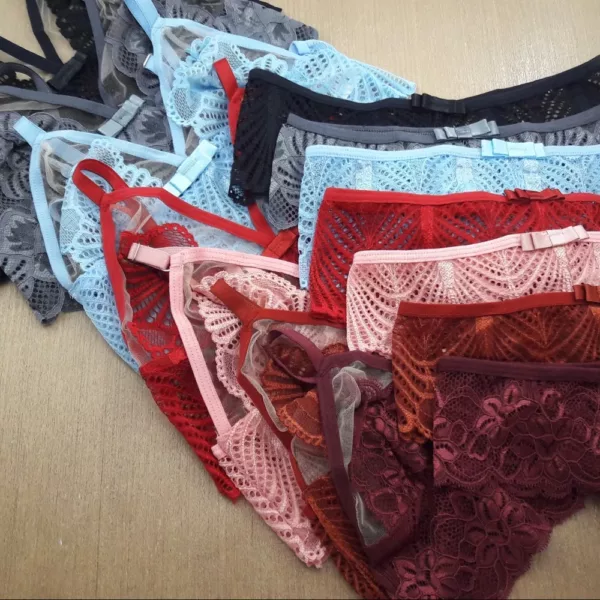 Conjunto Sem Bojo em Renda e Tule - Imagem 7