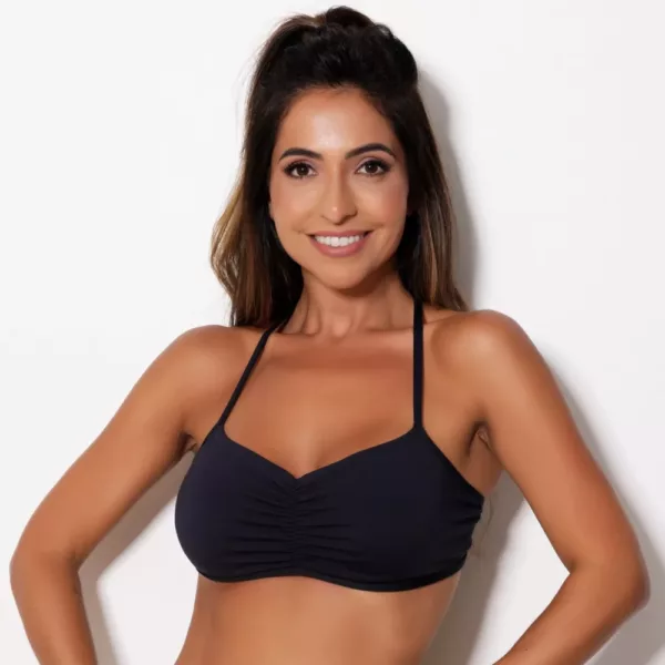 Top Fitness Poliamida Cross-Back Sustentação