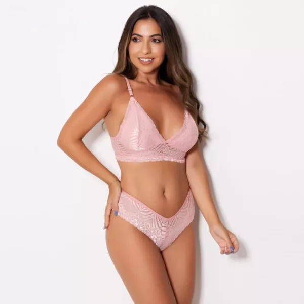Conjunto em Renda sem Bojo com Forro Cris - Imagem 7