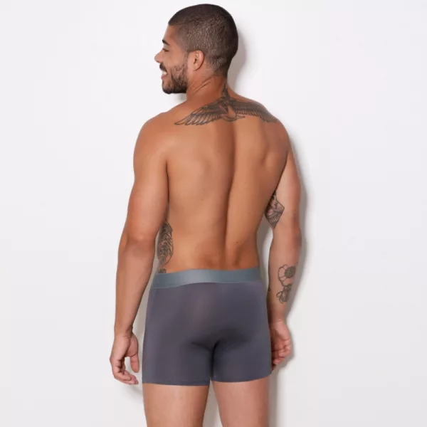 Cueca Boxer Microfibra Lisa - Imagem 4