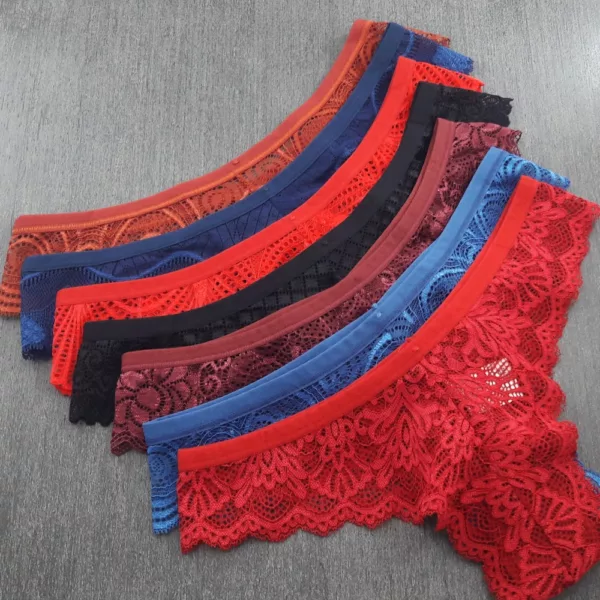 Tanga Fio em Renda com viés na cintura - Imagem 8