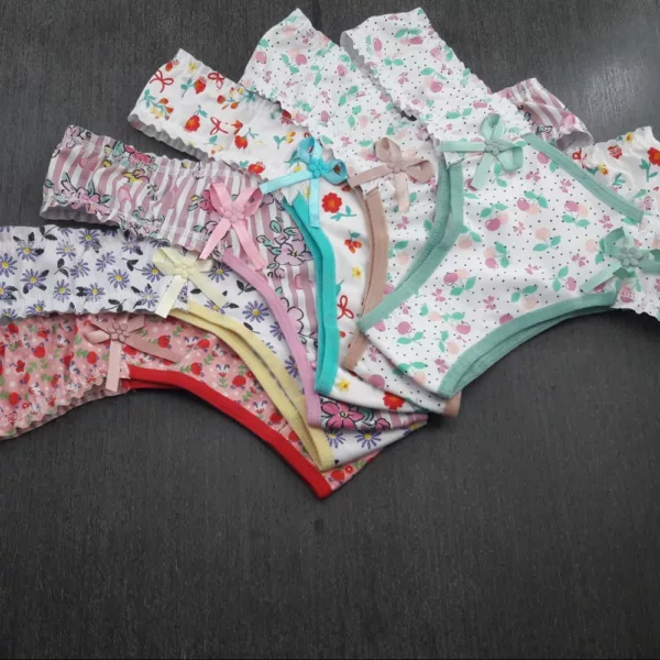 Calcinha Tanga Estampada e Laço de Cetim Raqueli - Imagem 9