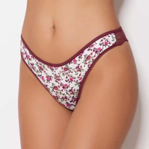Calcinha Tanga Microfibra Estampada Biana - Imagem 7