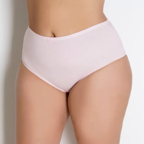Calcinha Calçola Algodão Plus Size Lisa
