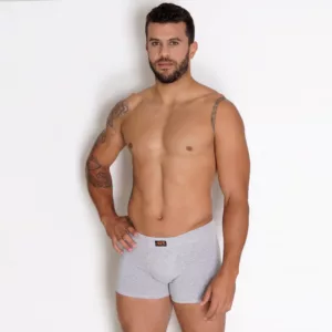 Cueca Boxer em Algodão Cotton Elástico Embutido