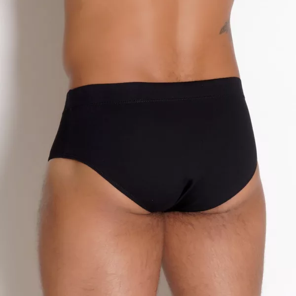 Cueca Slip de Algodão Cotton Elástico Embutido - Imagem 3