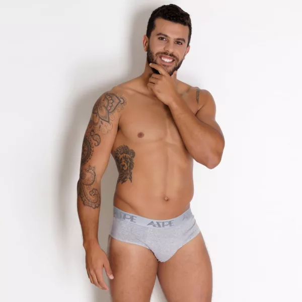 Cueca Slip de Algodão Cotton