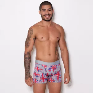 Cueca Boxer Microfibra Estampada