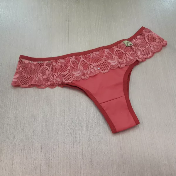 Calcinha Básica em Microfibra e Renda Nane - Imagem 5