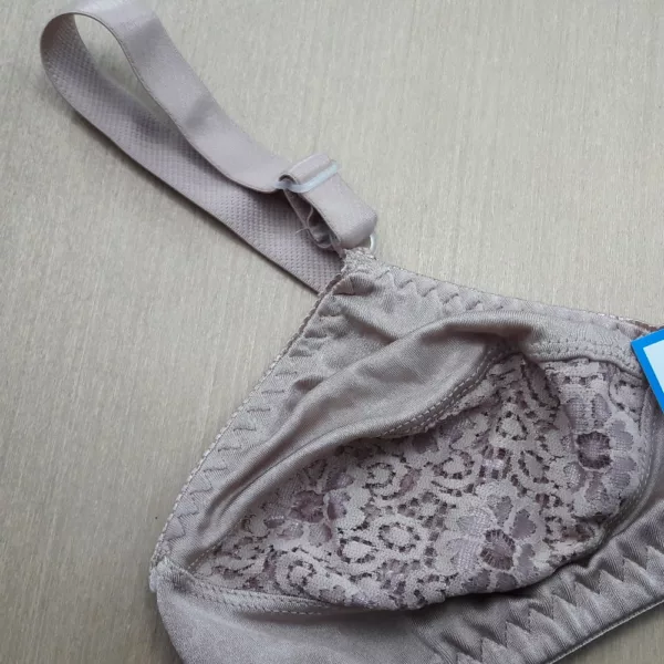 Sutiã sem Bojo Reforçado em Lycra e renda Rosset - Imagem 3