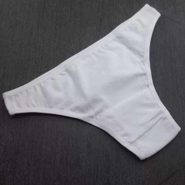 Calcinha Cotton Algodão Lisa - Imagem 4
