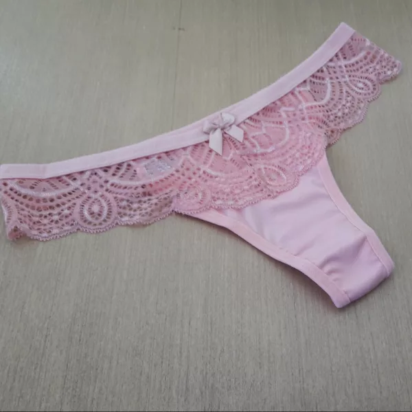 Calcinha Tanga em Micro com Renda Delicada Vick - Imagem 3