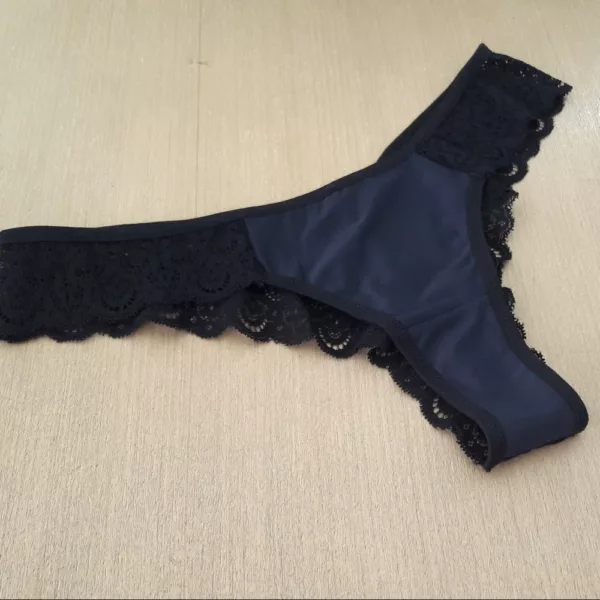 Tanga Fio Dental Sensual Com Renda - Imagem 5