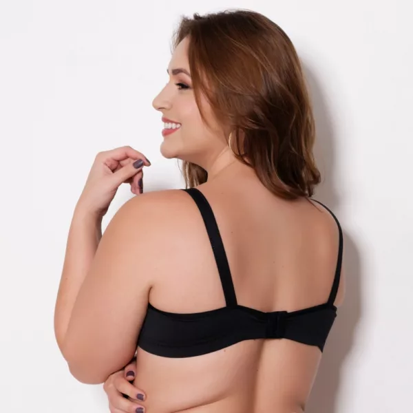 Sutiã sem Bojo Plus Size Úrsula detalhe em Renda - Imagem 4
