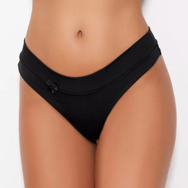 Tanga Costura Dupla e Laço em Cetim Briana - Imagem 9