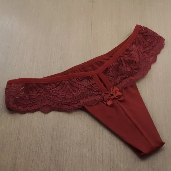 Calcinha Fio Duplo Renda e Microfibra - Imagem 7