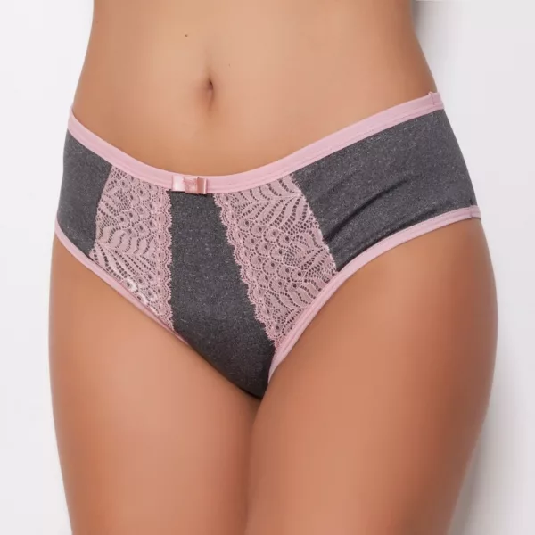 Tangão em Microfibra e Mescla Detalhe em Renda Laço de Cetim Helena - Imagem 5