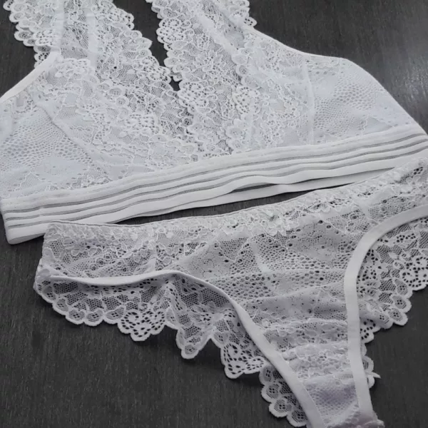 Conjunto Cropped Sem Bojo em Renda - Imagem 3