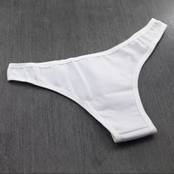 Tanga em Algodão Detalhe Renda - Imagem 8
