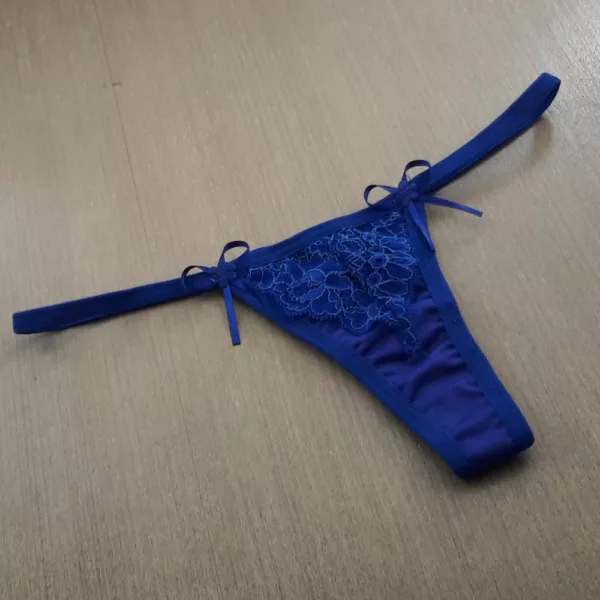 Tanga Fio em Microfibra e Viés Lateral - Imagem 8