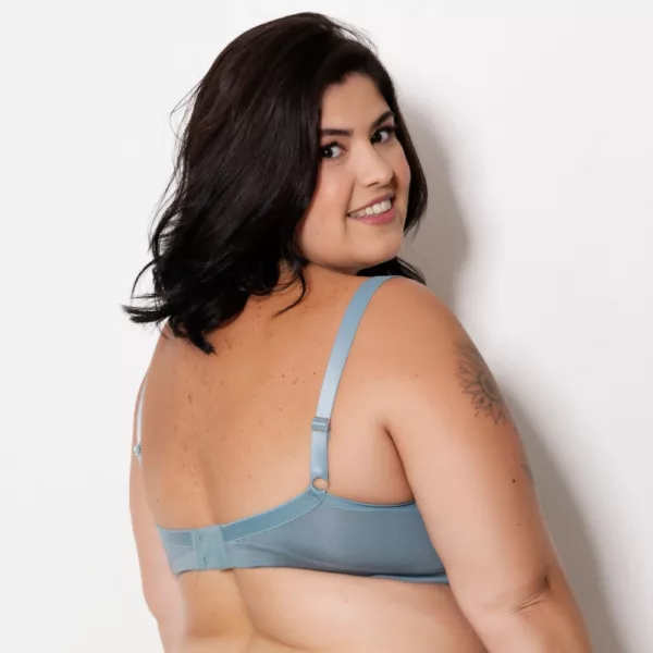 Sutiã Plus Size sem Bojo com Arco de Metal Valentina - Imagem 4