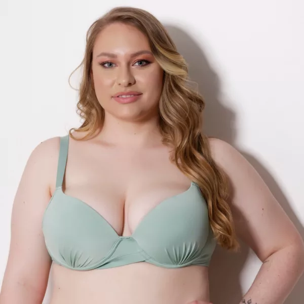 Sutiã Plus Size sem Bojo com Arco de Metal Valentina - Imagem 5