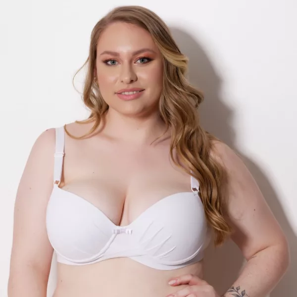 Sutiã com Bojo Plus Size Transpassado - Imagem 3