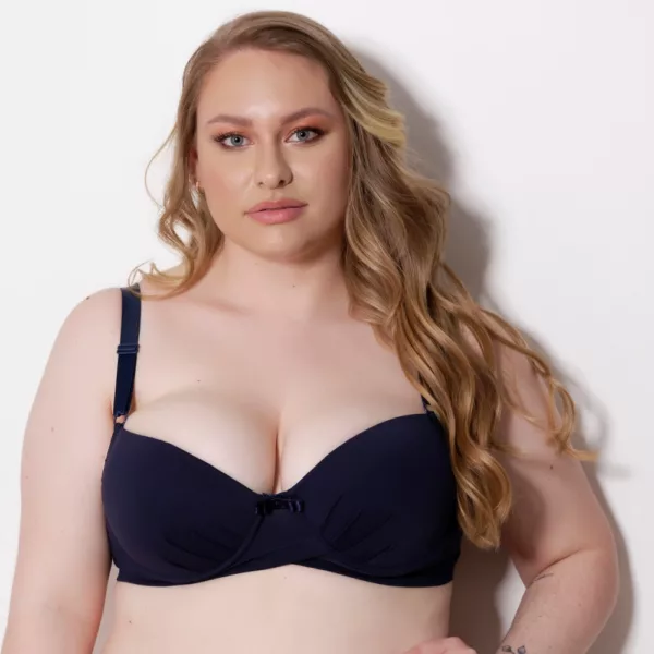 Sutiã com Bojo Plus Size Transpassado - Imagem 5