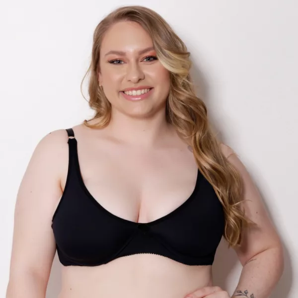 Sutiã Plus Size Meia Taça Bojado