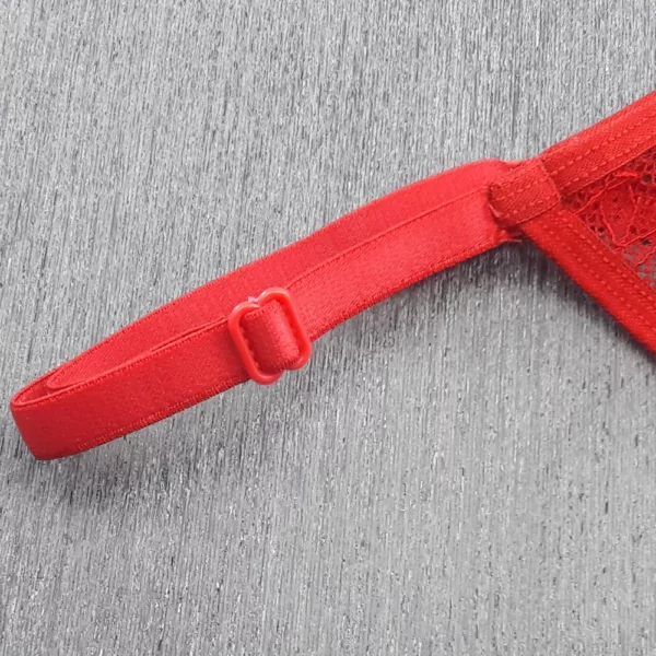 Tanga em Renda e Regulagem na Cintura e Pingente Coração - Imagem 7